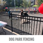 View Dog Park Fencing - Gyms For Dogs™ Doggie DVR Vertical Rail Pool & Pet Style